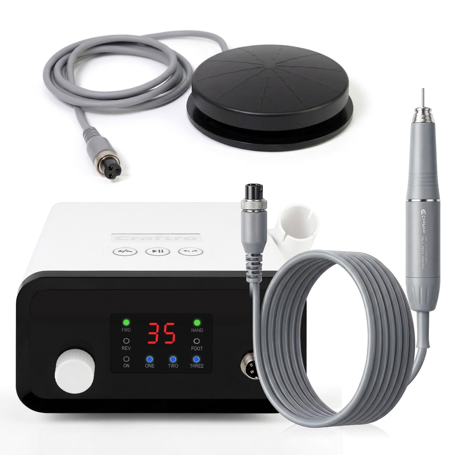 Dental Lab Desktop Electric Micromotor Polishing Machine VK-MM2 50KRPM Handpiece