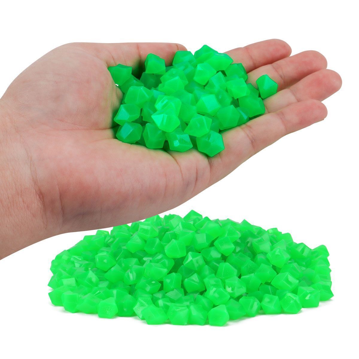 600/300x Glow in The Dark Pebbles Garden Glowing Rocks Fish Tank Luminous Stones