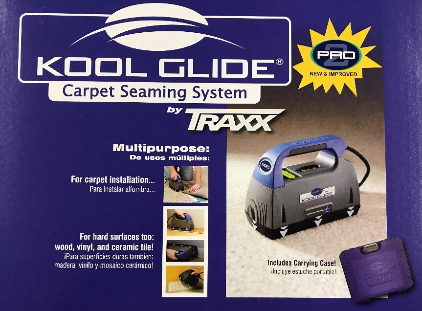 Kool Glide KGX-6810 Pro 2 Carpet Seam Iron with Plastic Case
