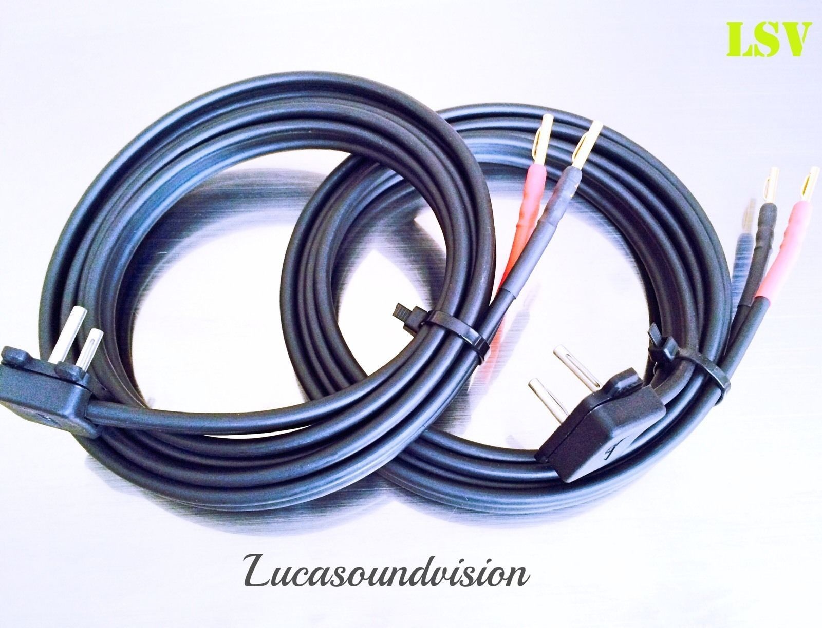 Naim NAC A5 Black Speaker Cable - Naim Banana Plugs Terminated A Pair