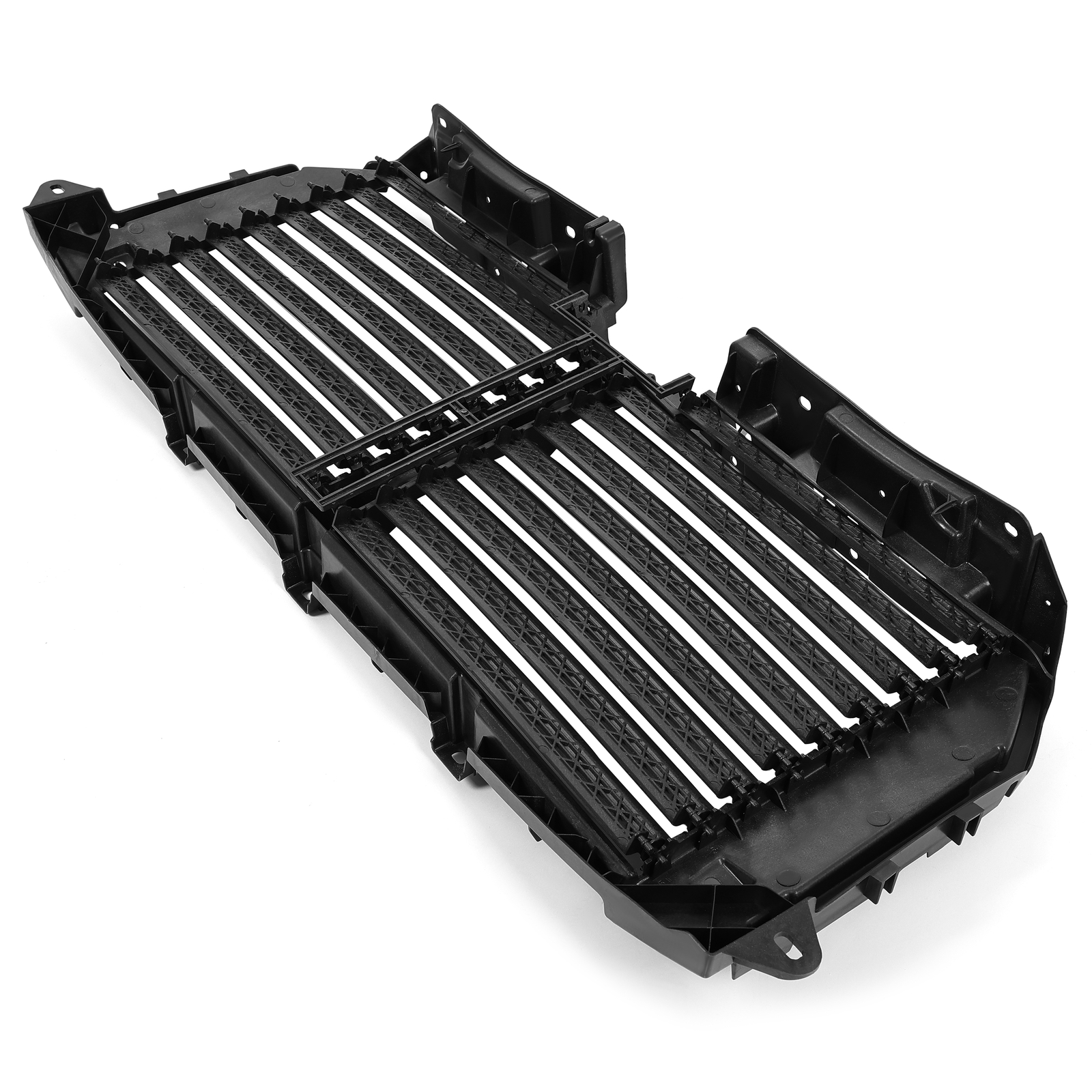 For Ford F-150 2015-2017 Front Upper Radiator Grille Air Shutter Assembly Black
