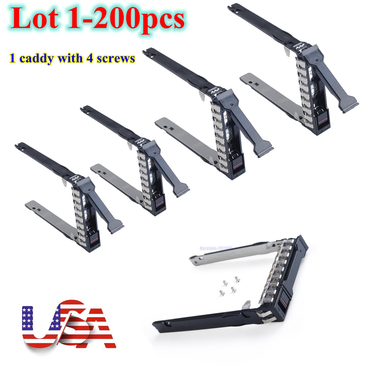 Lot P22892-001 2.5" Drive Caddy Tray HPE DL385 DL380 DL360 Gen10 Plus V2 Gen11