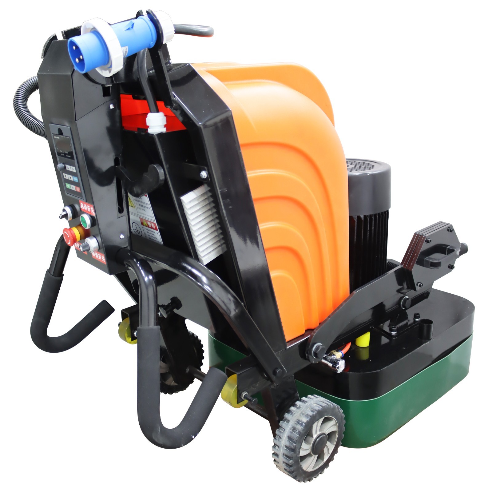 LED Light 12Grinding Discs Concrete Floor Grinder Polisher Sander220V 24.8"Width