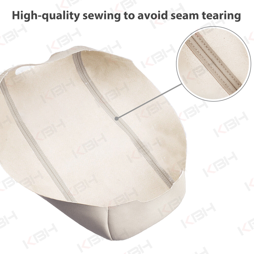 Fit 2001-2003 Lexus LS430 Center Console Lid Armrest PU Leather Cover Trim Ivory