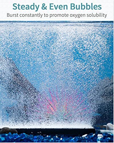 Aquarium 12 Inch Air Stone Bar Bubble Diffuser Release Tool with Suction CupClip