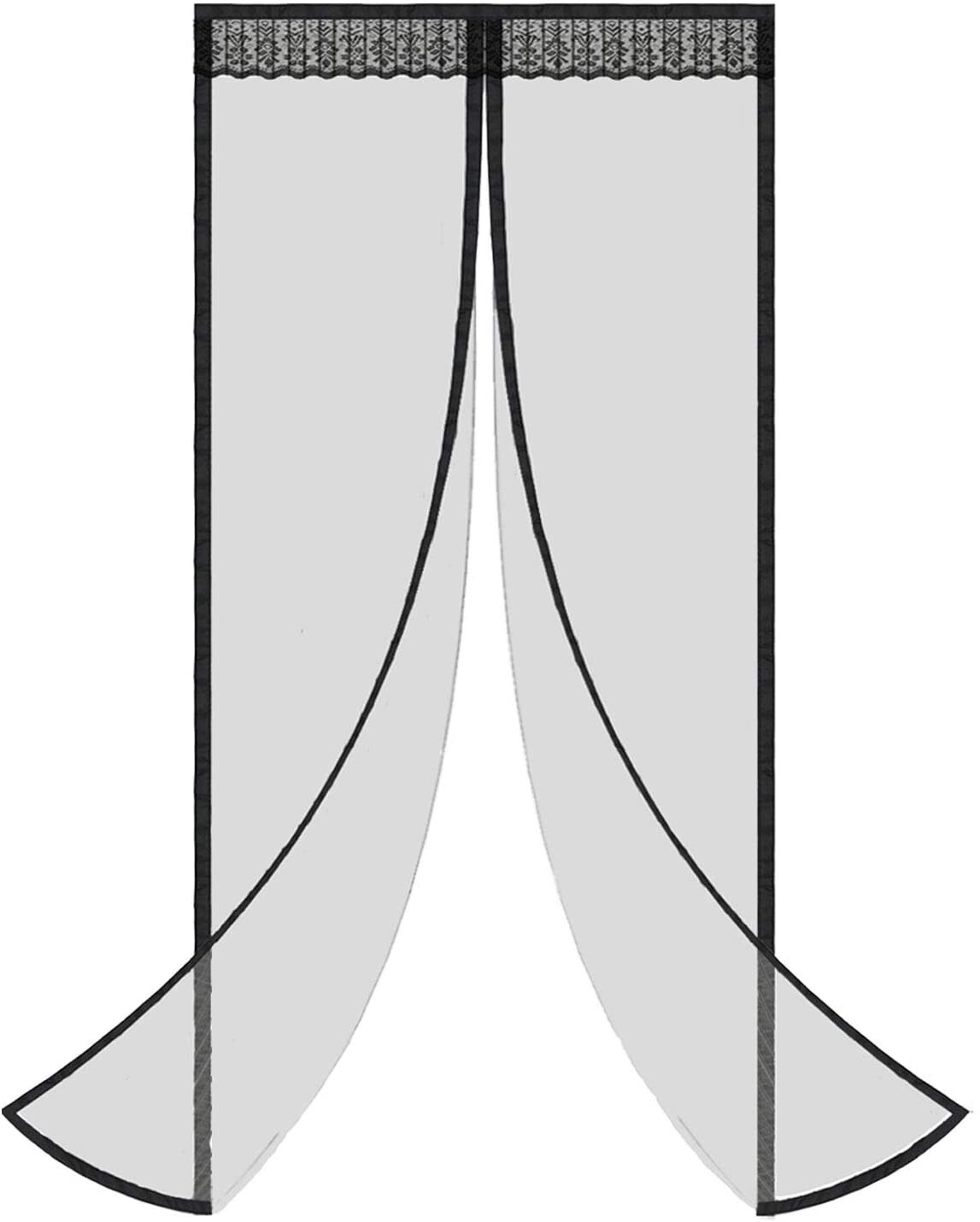 Magnetic Screen Door Retractable Mesh Net Pet Patio Hands Free Mosquito Magic