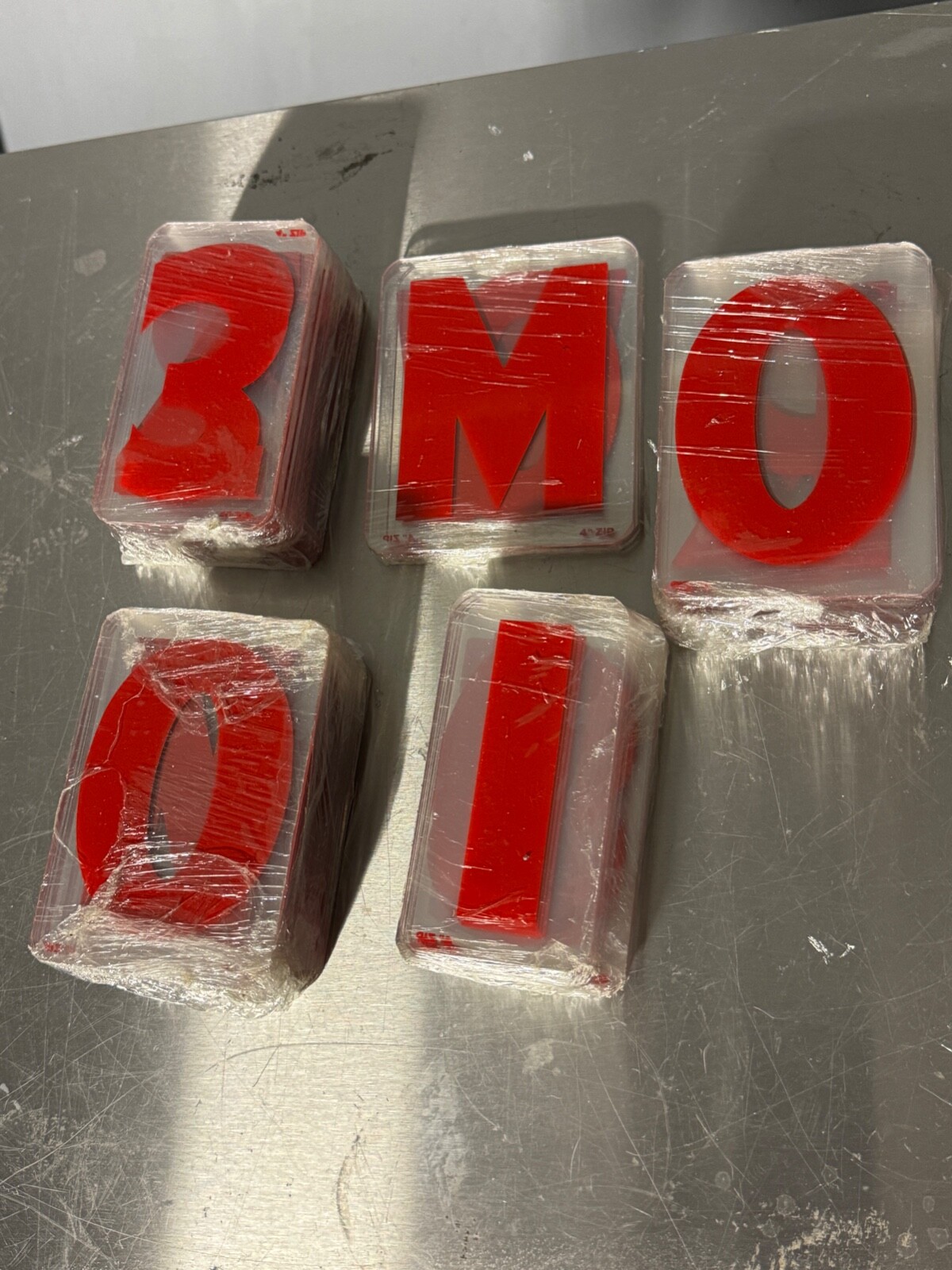 96 pcs Complete Set 4" Red Letters for 5" Marquee Sign