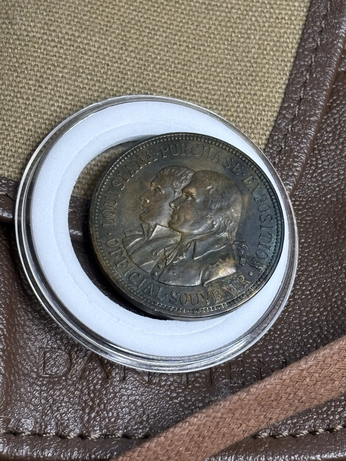 1904 So Called Dollar - Louisiana Purchase Expo HK 303 Beautiful Bronze Patina