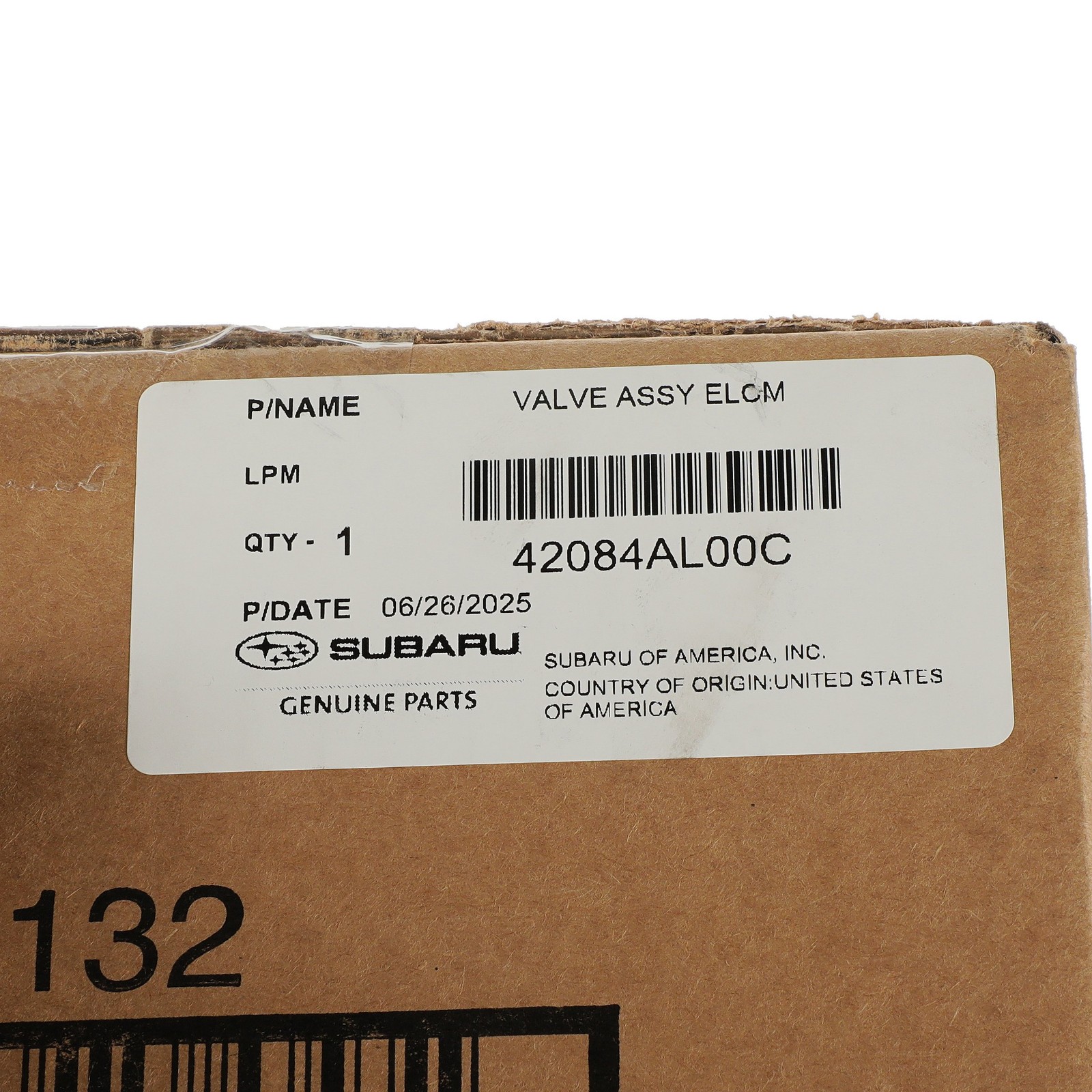 NEW OEM Subaru 2015-2019 Legacy Outback ELCM Check Valve Assembly 42084AL00C
