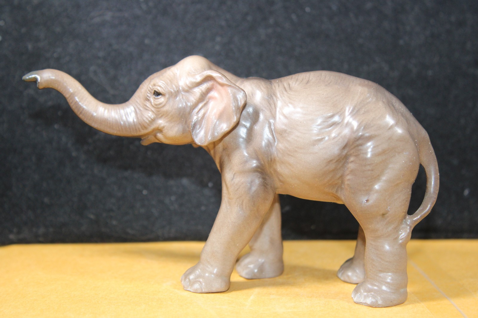Vintage Ceramic Porcelain Elephant Figurine Japan Highly Detailed Possibly Josef