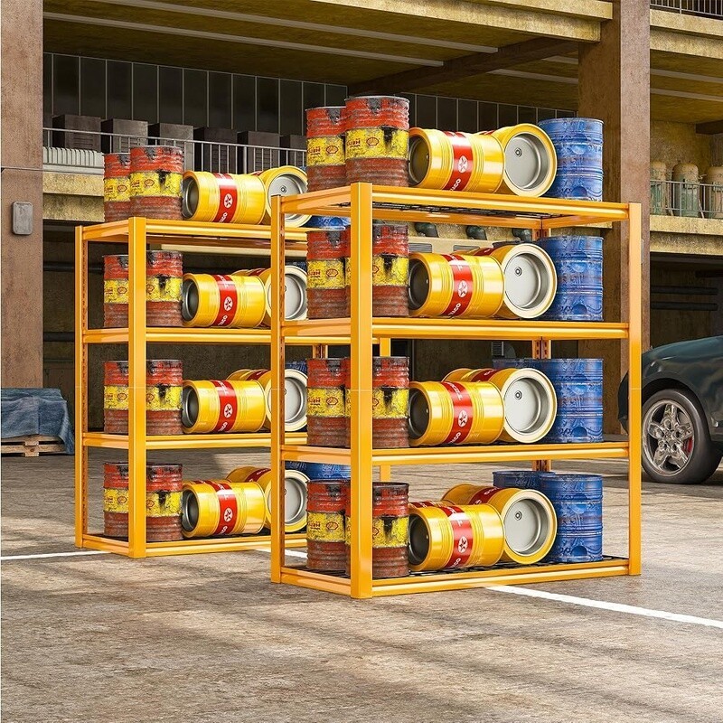 Heavy Duty Garage Shelving 2240LBS Metal Storage Shelves 4 Tier Organizer Rack