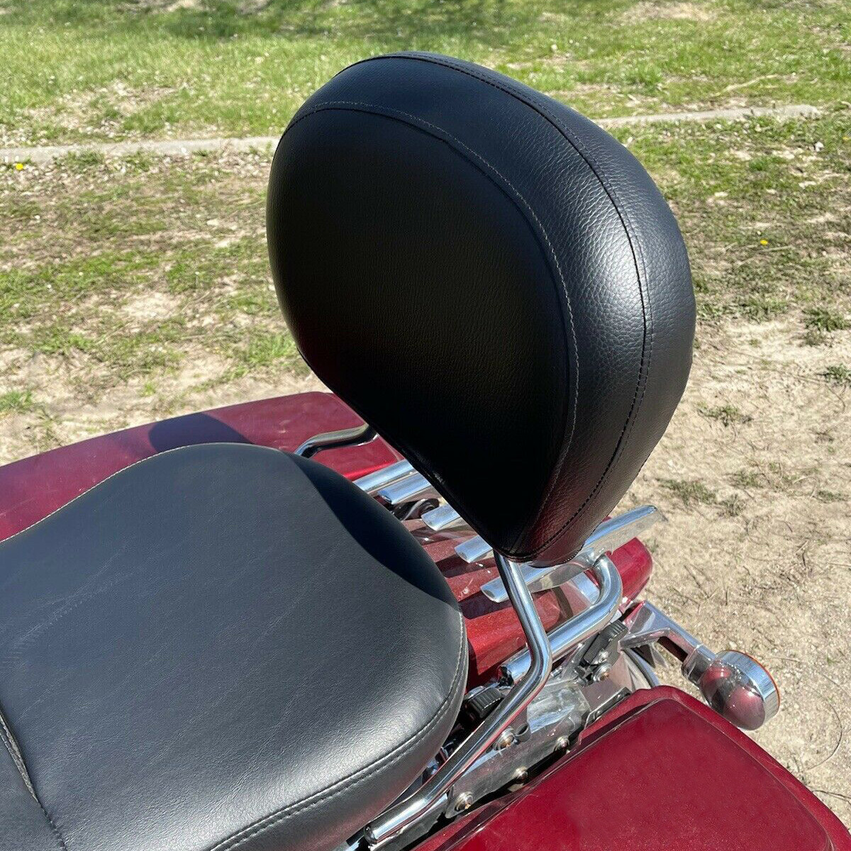 Backrest Sissy Bar &Stealth Rack For 2009-2026 Harley Road King Street Glide