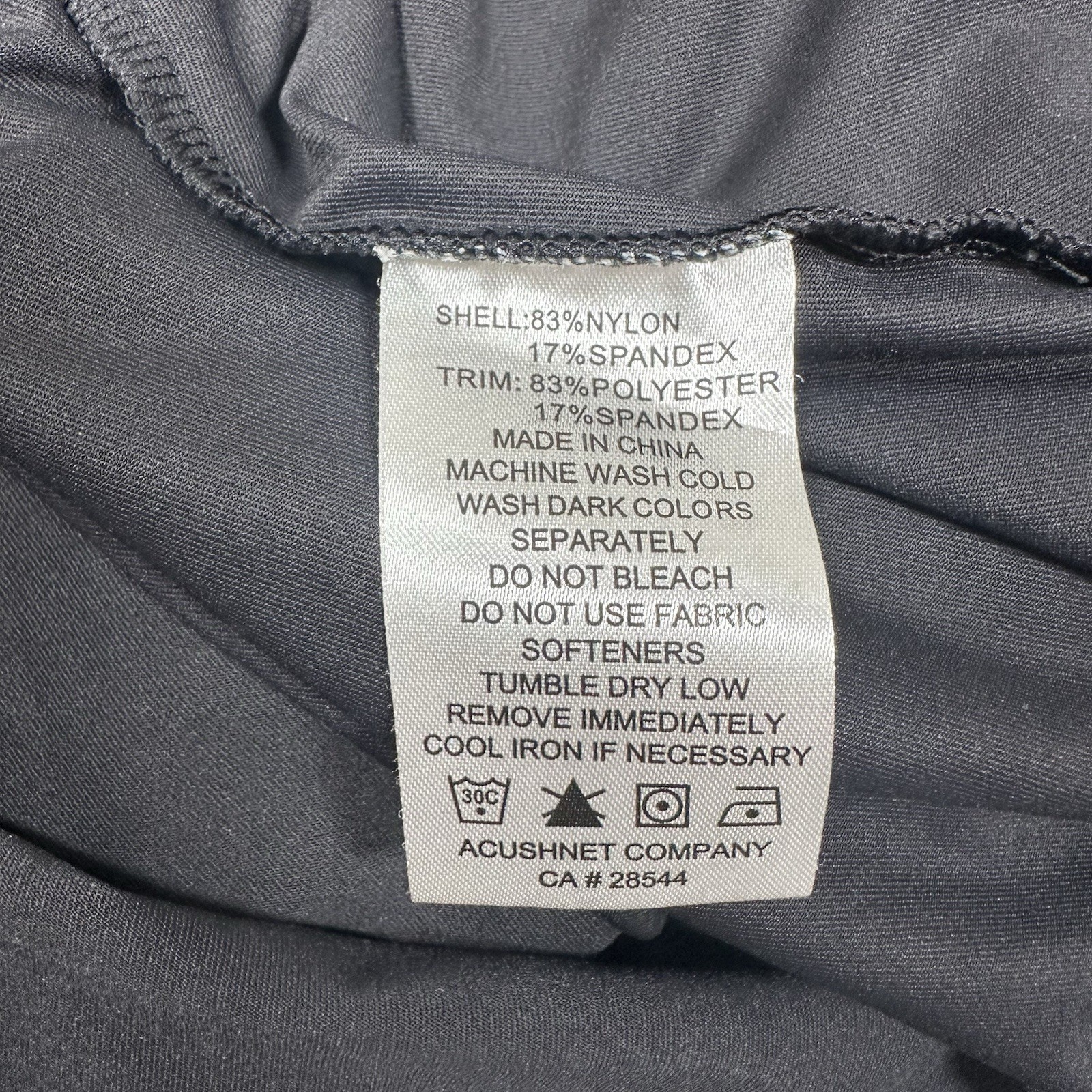 FootJoy Titleist Men's Medium 1/4 Zip Golf Pullover Black Camo