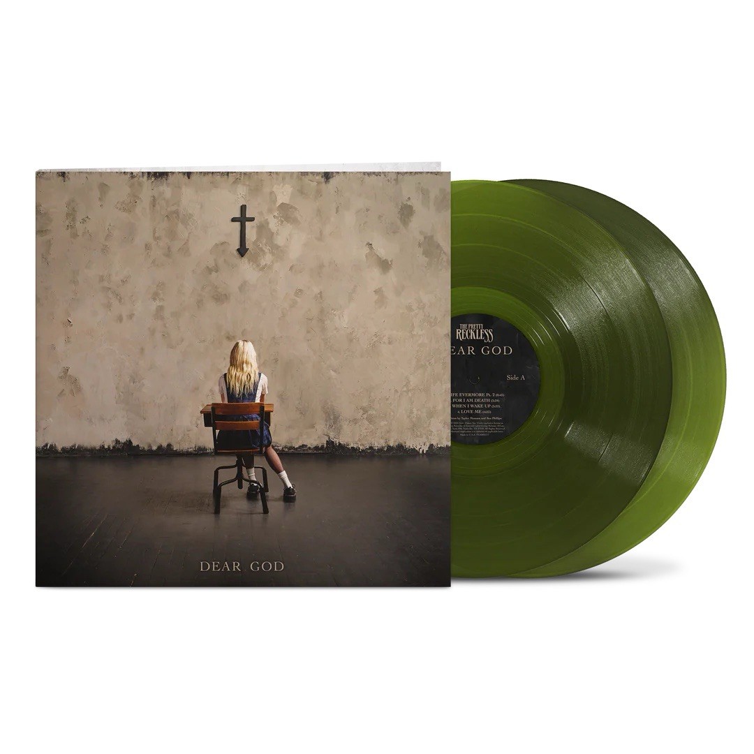 The Pretty Reckless Dear God SIGNED Translucent Forest Green Vinyl /500 PRESALE