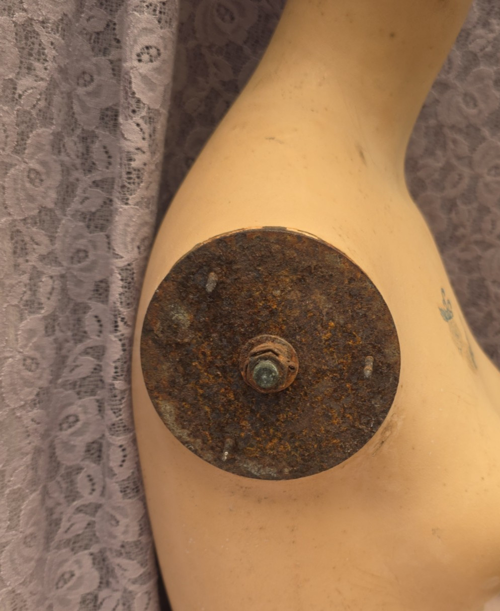 Vintage 'Vera' 1950's - 1960's Fibreglass Bust Manniquin