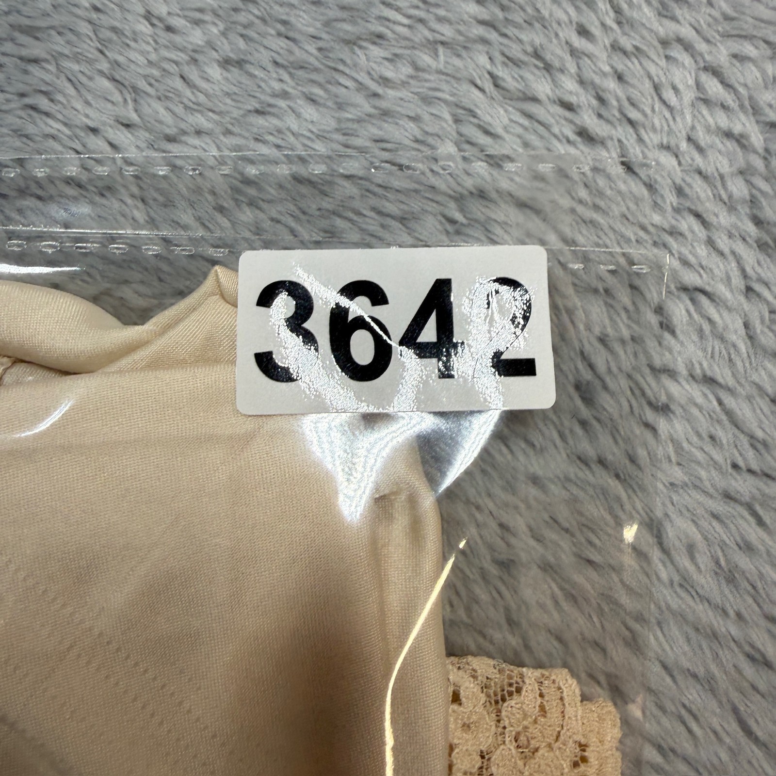 Vintage Christian Dior Slip Top & Skirt Women L Cream Satin Lace Hem READ