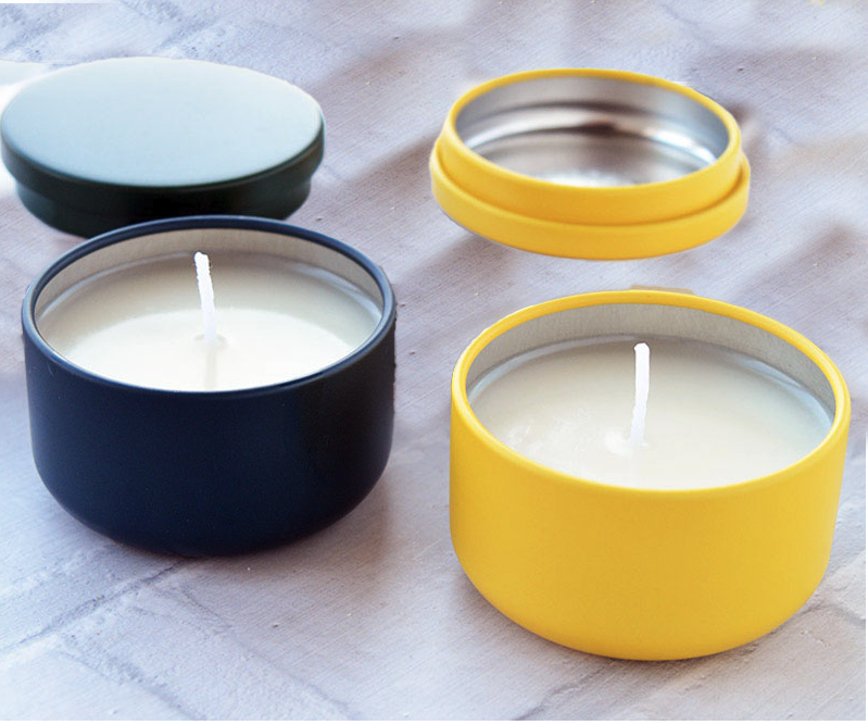 24pack Candle Tins 50ml for DIY Candle Making Empty Round Storage Container Jars