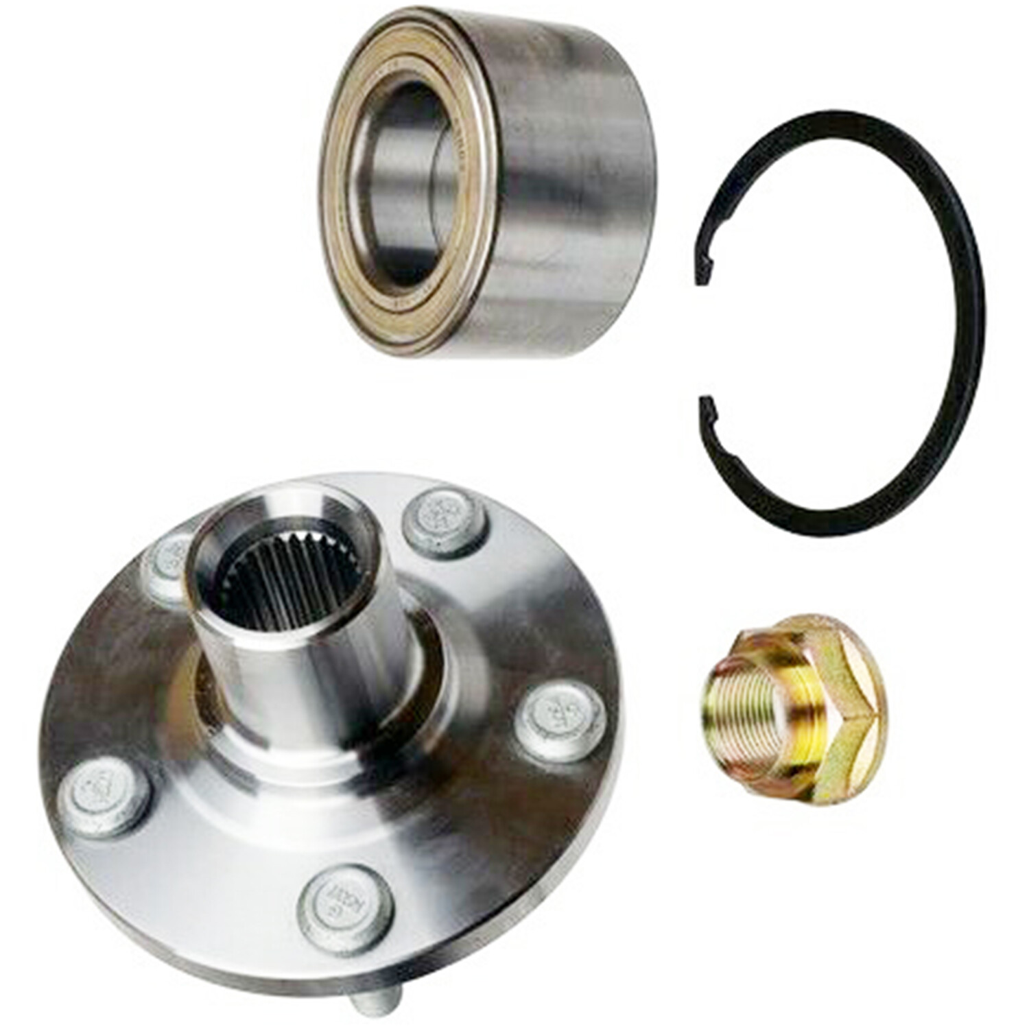 2PC Front Wheel Hub Bearing For 2003-2018 Toyota Corolla 2003-2013 Matrix Celica