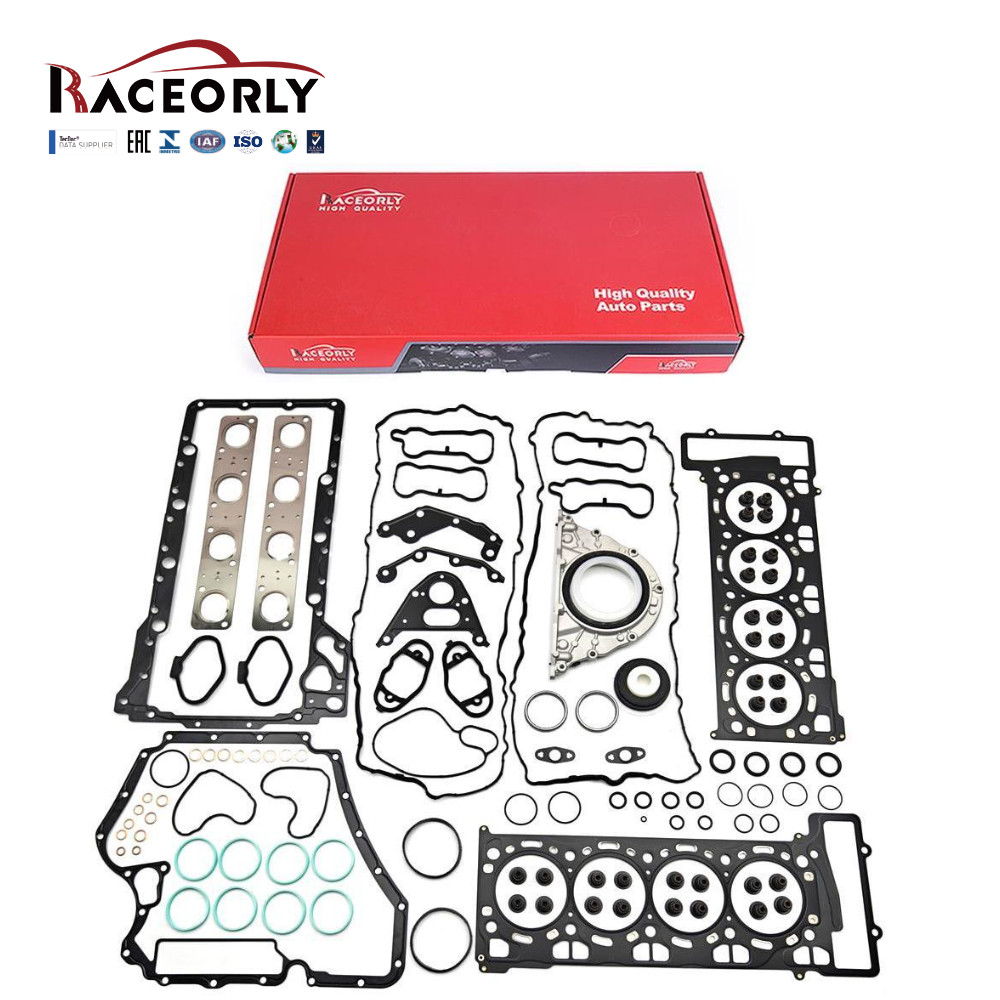 RACEORLY Overhaul Rebuild Gasket Kit For BMW M5 M6 F06 F10 F12 S63N S63B44B 4.4