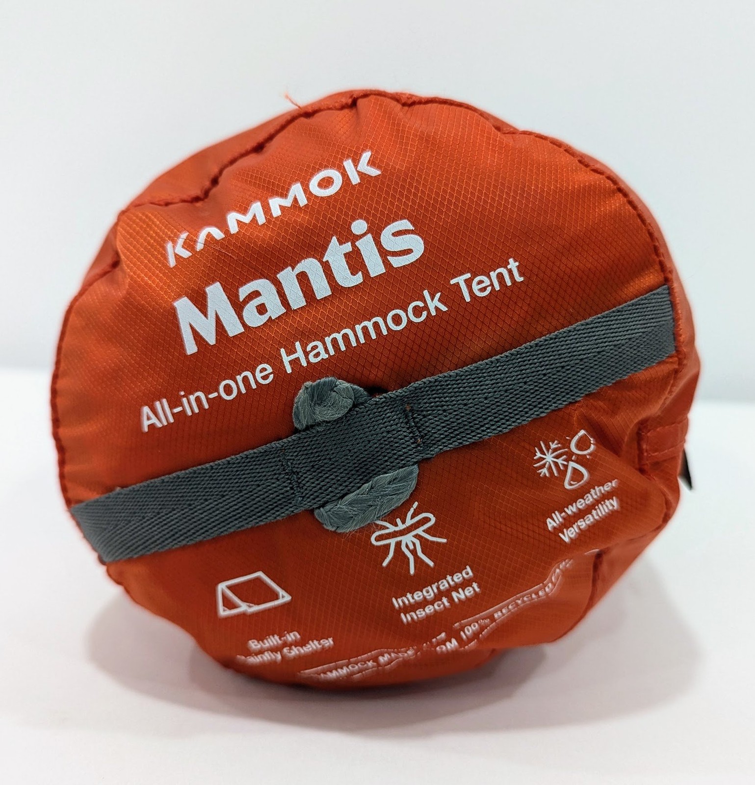 Kammok Mantis All-In-One All-Season Hammock Tent - 1 Person - Ember Orange