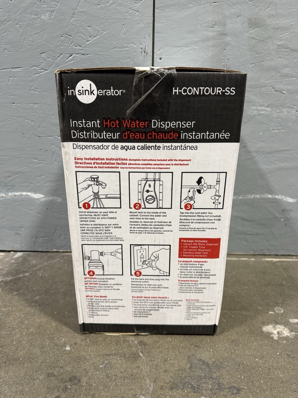 InSinkErator H-CONTOUR-SS Chrome Invite Contour Instant Hot Water Dispenser