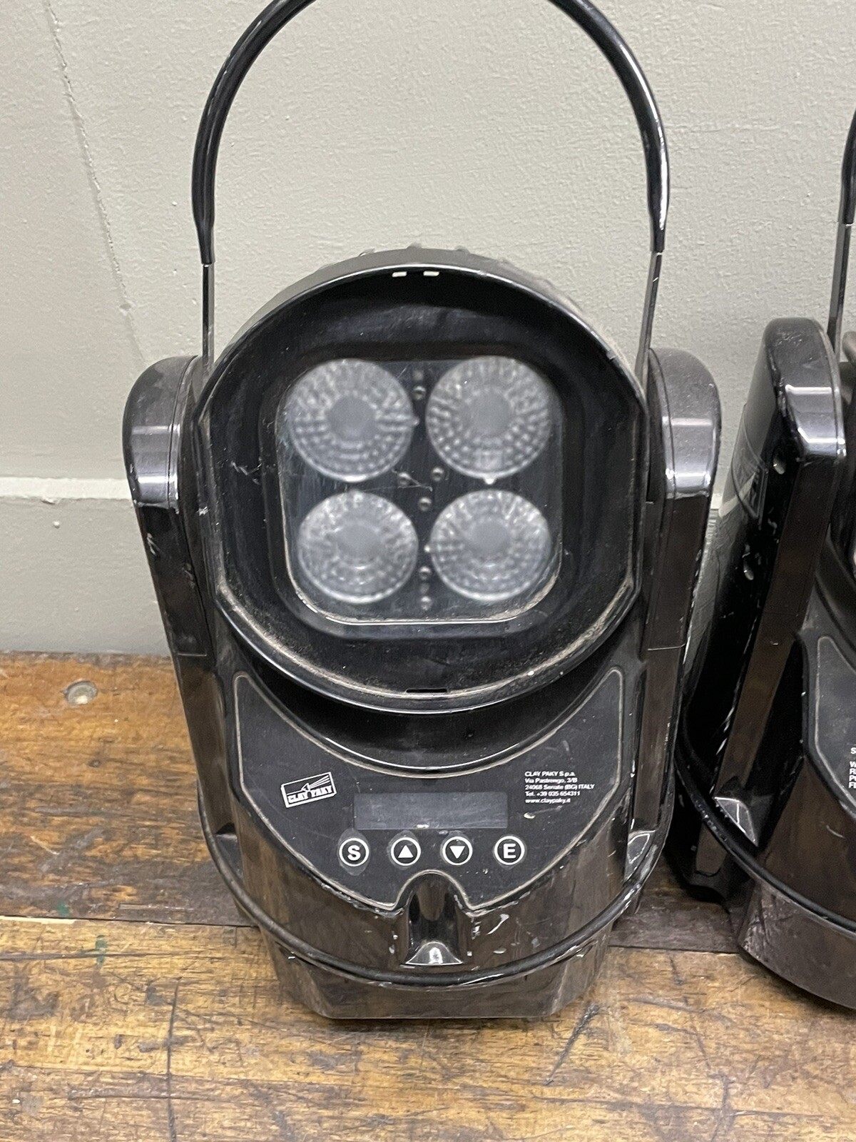 Clay Paky GlowUp TW Uplight Free Shipping Lot Of 3 UNTESTED