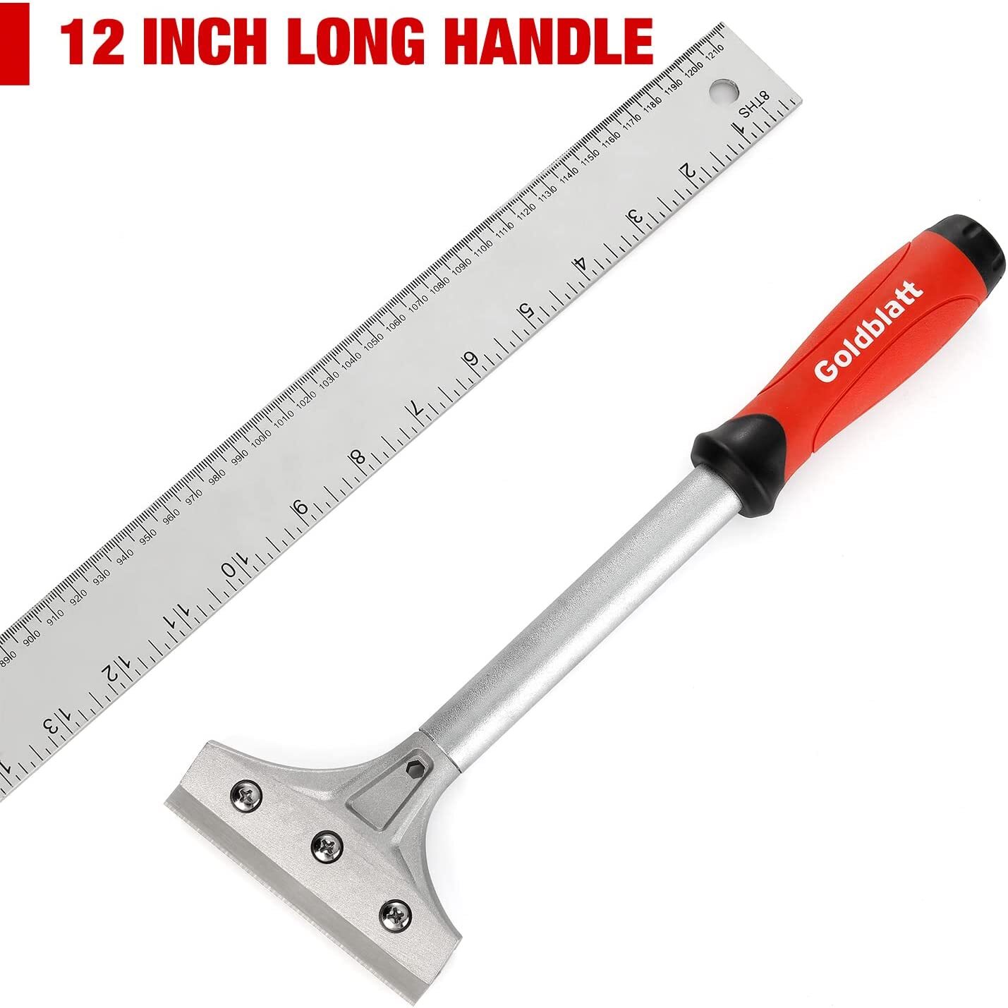 Goldblatt 2PC Razor Blade Scraper Heavy Duty 20PC 4-in Blades Floor Scraper Tool