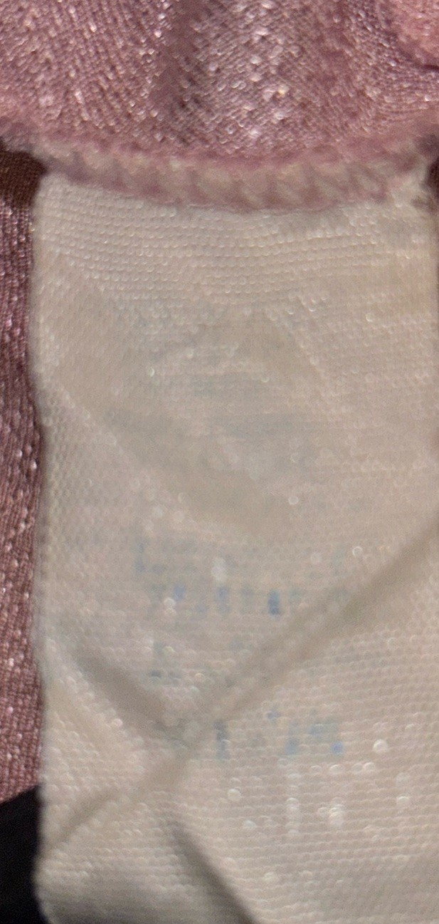 Vintage Sears Long Nylon Nightgown Lace Trim S 32/34 USA (2) Wine, Mauve