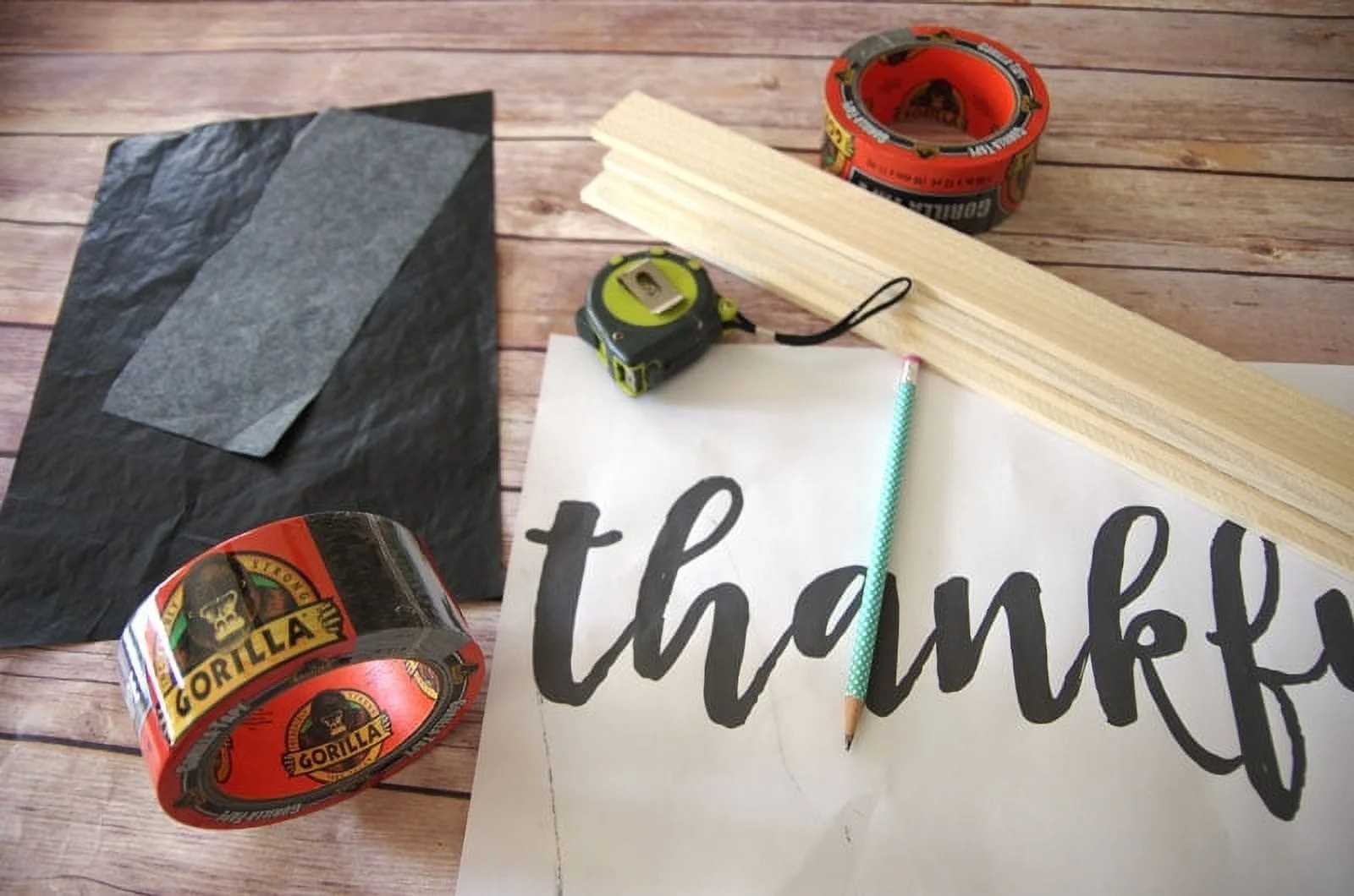 Gorilla 30 Yard Black Tough Duct Tape Single Roll, Pack of 1