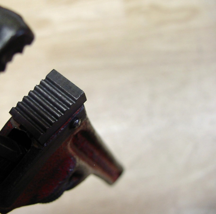 Vntg Ridgid Heavy Duty 6" Pipe Wrench,7/16" Jaws,1" Capacity,VGCm,L@@K! & READ!