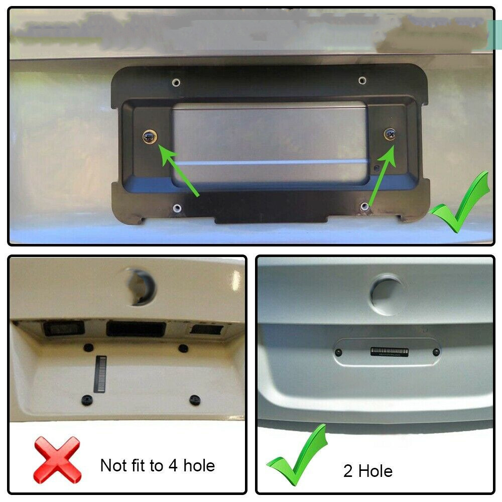 Rear License Plate Holder Bracket For BMW Mount Frame Tag Base & Screws
