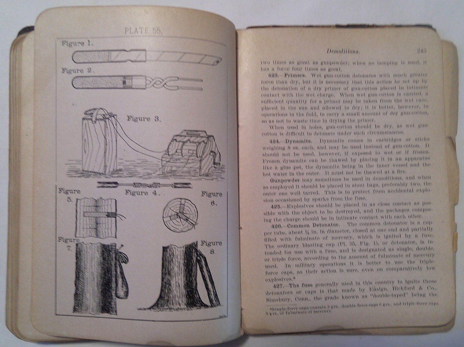 1897 MILITARY FIELD ENGINEERING United States Infantry ANTIQUE Book 3rd Ed.