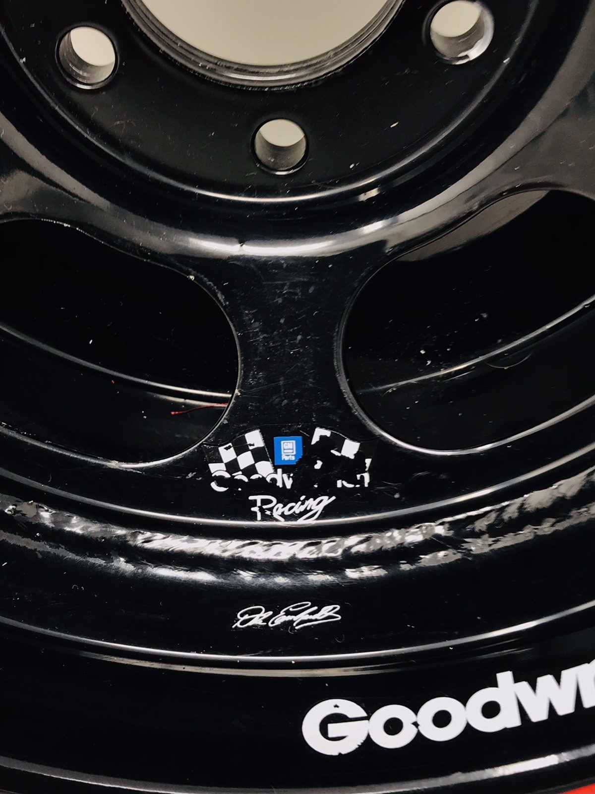 Basset Race Wheel 8” Wide Dale Earnhardt Good Wrench 1 Only 6 Lug