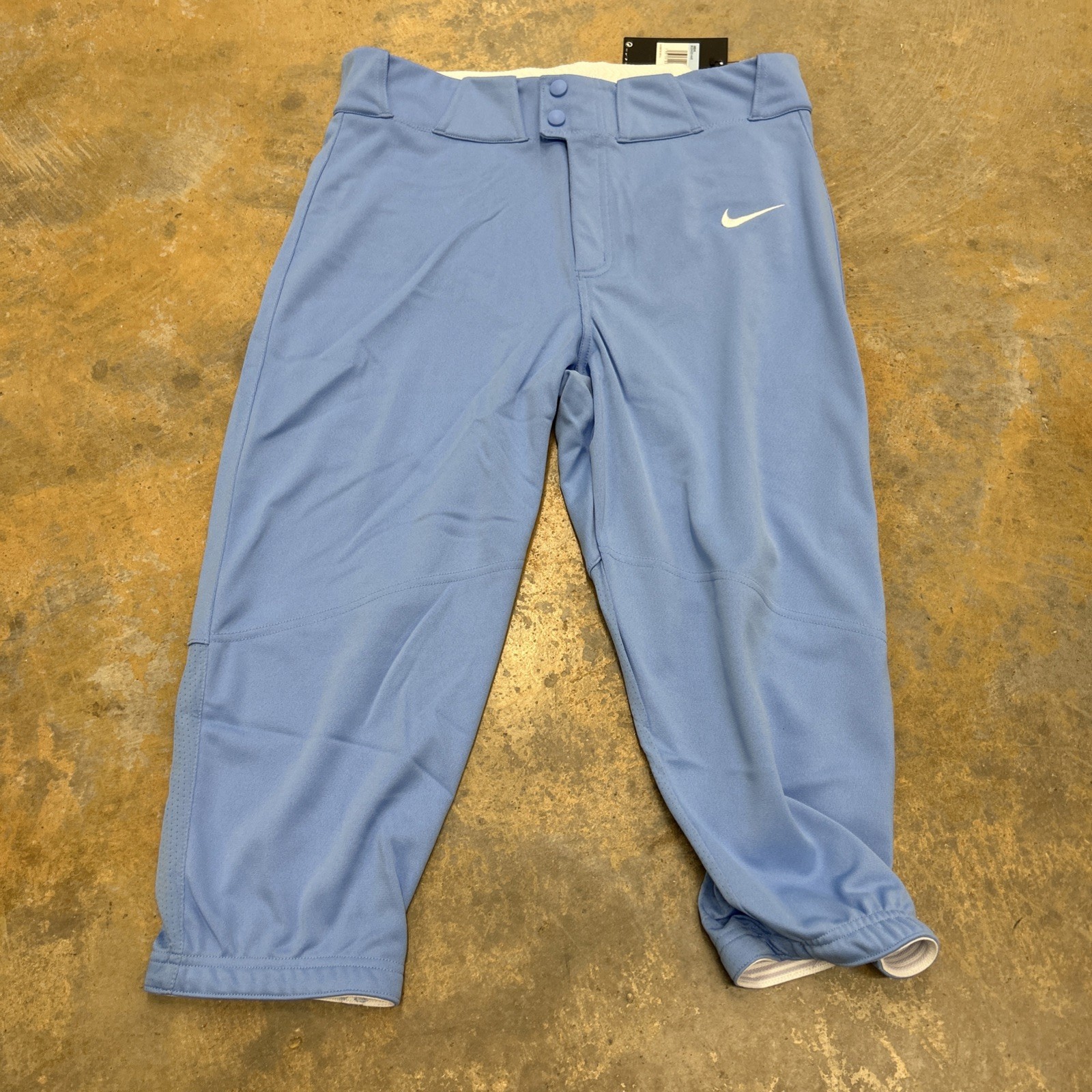 Nike Team Vapor Knicker Baseball Pants Carolina Blue BQ5400-448 Men’s Sz Medium