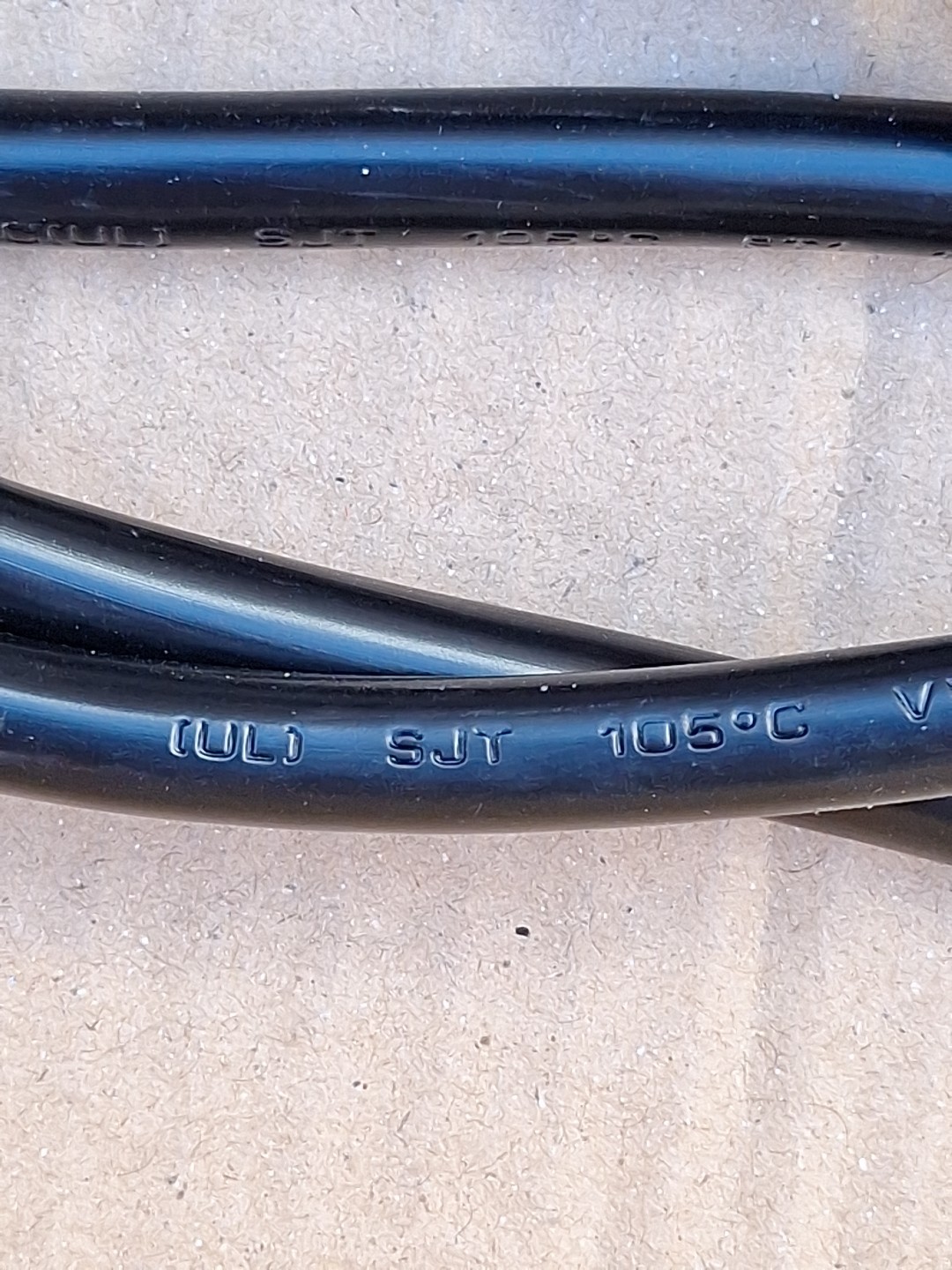 Replacement Power Tool Cord 9 Ft 14/3 14 Gauge 3 Wire 300 Volt SJT w/ Terminals