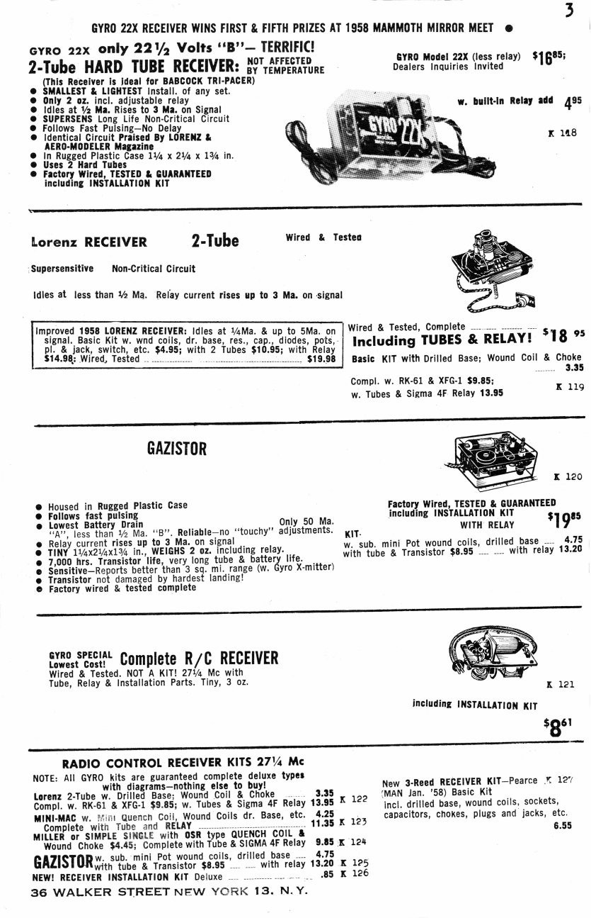 Gyro Mac II Vintage Tube RC Aircraft Transmitter VT-185 Tubes 1950s R/C Radio