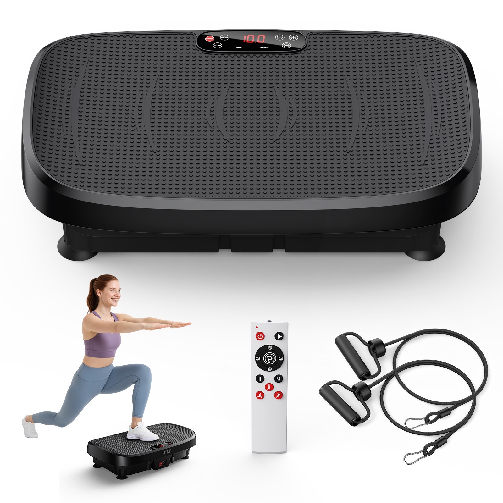 Vibration Plate Exercise Machine Power Vibrating Plate For Lymphatic Drainage