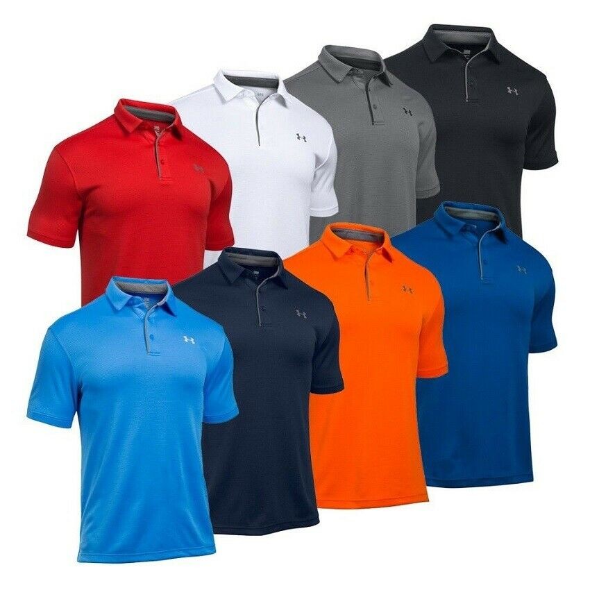 Under Armour 1290140 Men's UA Tech Performance Loose-Fit Golf Polo Team Shirt