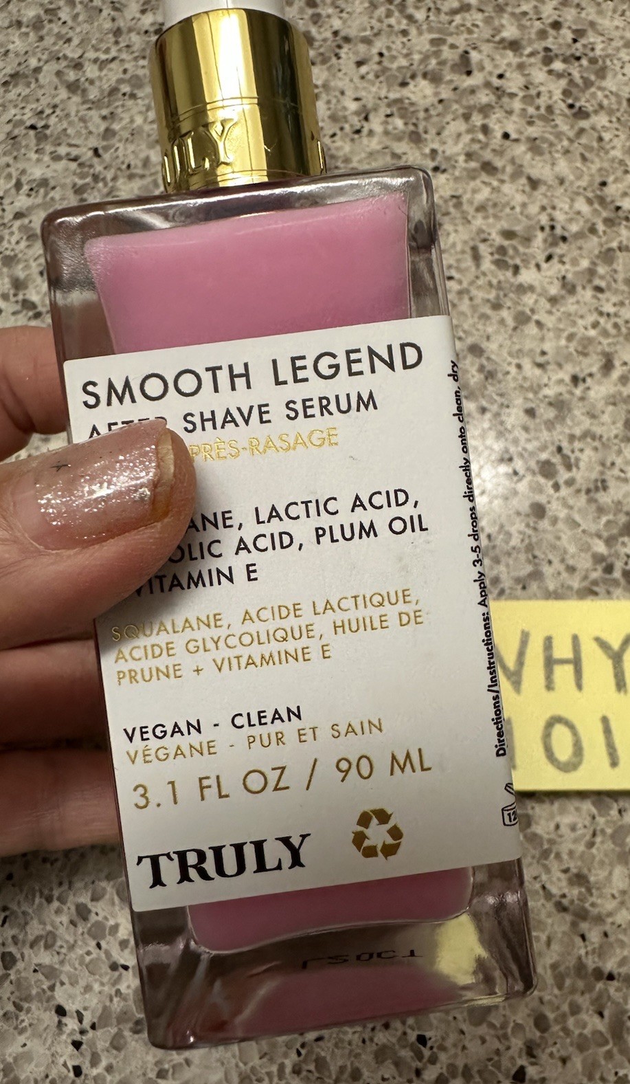 Truly Smooth Legend After Shave Serum Squalene 3.1oz/90mL FULL SZ $33 Smoothing