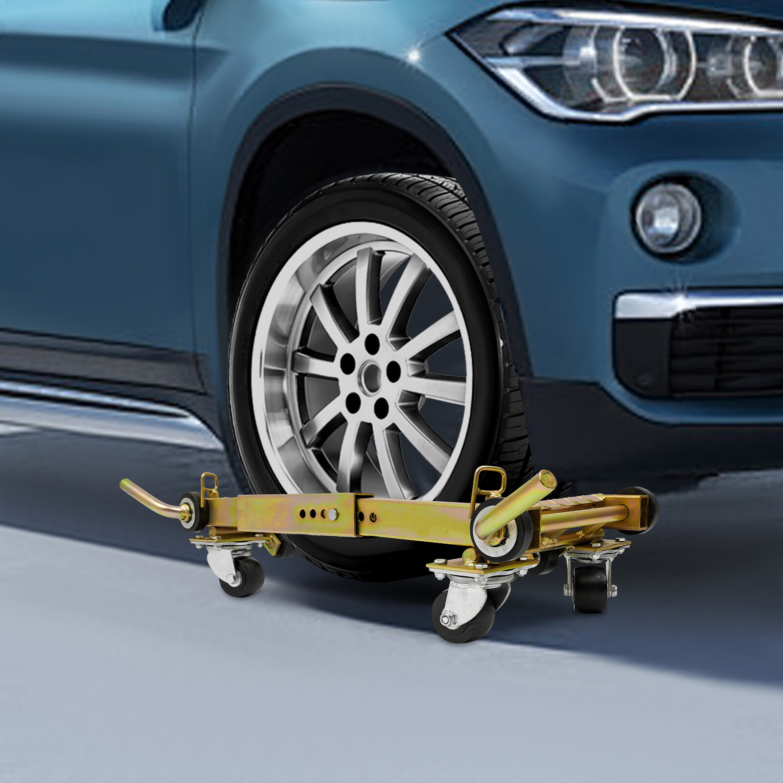 1T Wheel Dolly Tire Jack Lift Vehicle Positioning Moving Car Wheel Dolly 2200LBS