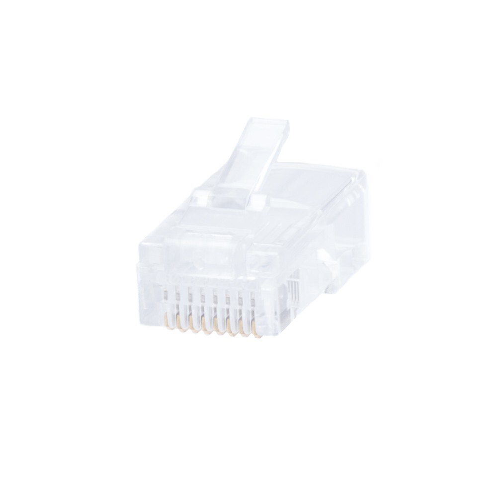 RJ45 EZ Modular Plug CAT5e CAT6 UTP Network Cable End Pass Through Connector Lot