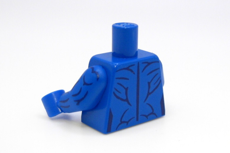 Custom printed TORSO ASSEMBLY for Minifigures using Real LEGO® bricks