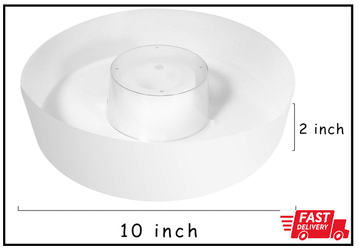 Rapid Bee Feeder Round Hive Top Plastic Water White