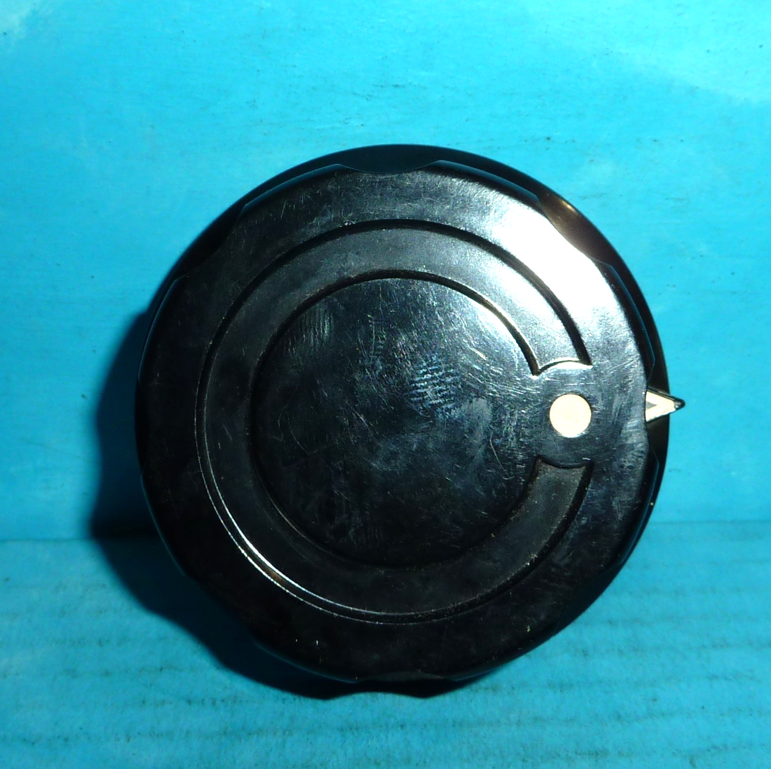 GR General Radio KNSP-12 Fluted Radio Knob w/Pointer 2 7/8in 5/16in Shaft