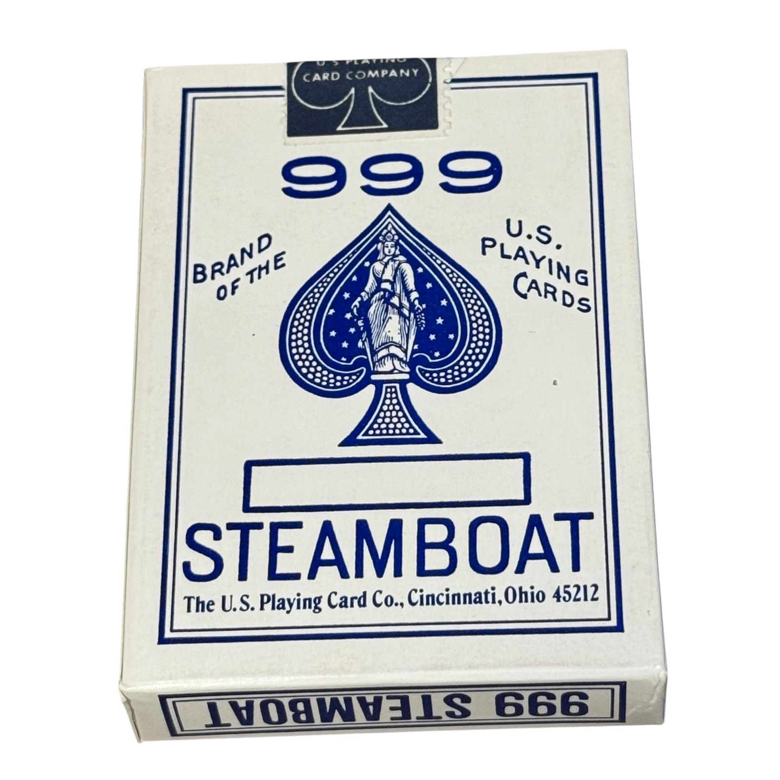 999 Steamboat Playing Cards U.S. Playing Card Co Blue Sealed Deck New Classic