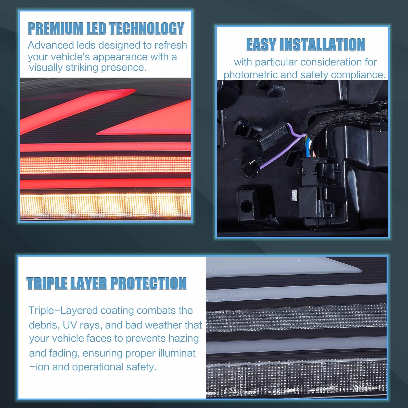 Taillights Fit for 2015-2023 BMW Mini Clubman F54 LCL F54 F54N, Smoked