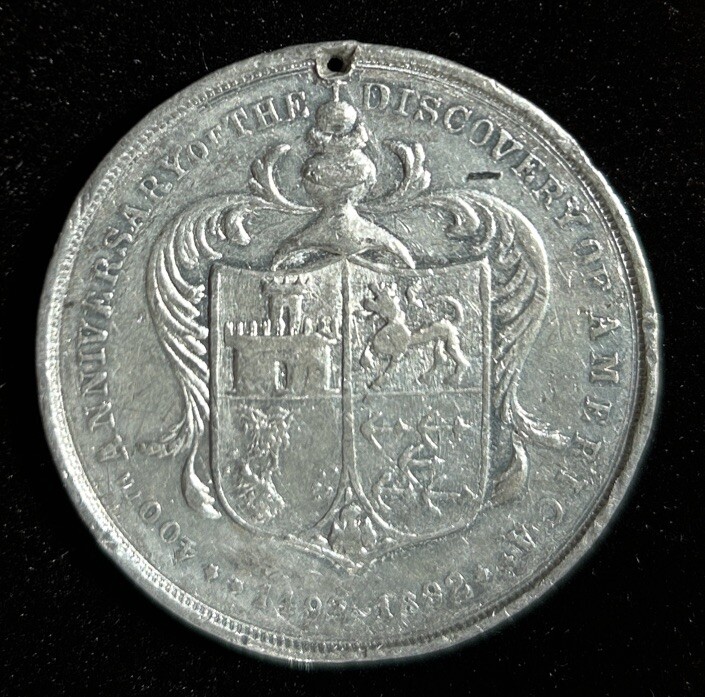 1492-1892 Discovery of America Christopher Columbus Bust So-Called Dollar HK-231