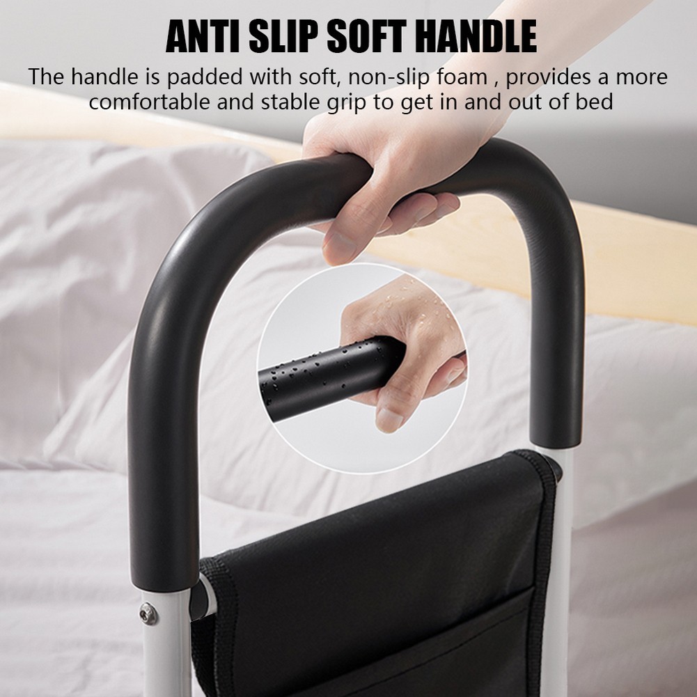 Bed Rails for Elderly Adults, Bed Side Assist Rail for Seniors with Motion Light