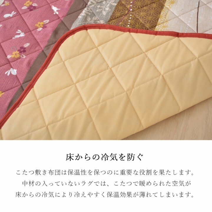 Kotatsu Set 120×80cm Table 205×245cm Futon Mat Rabbit pattern 100V Heater