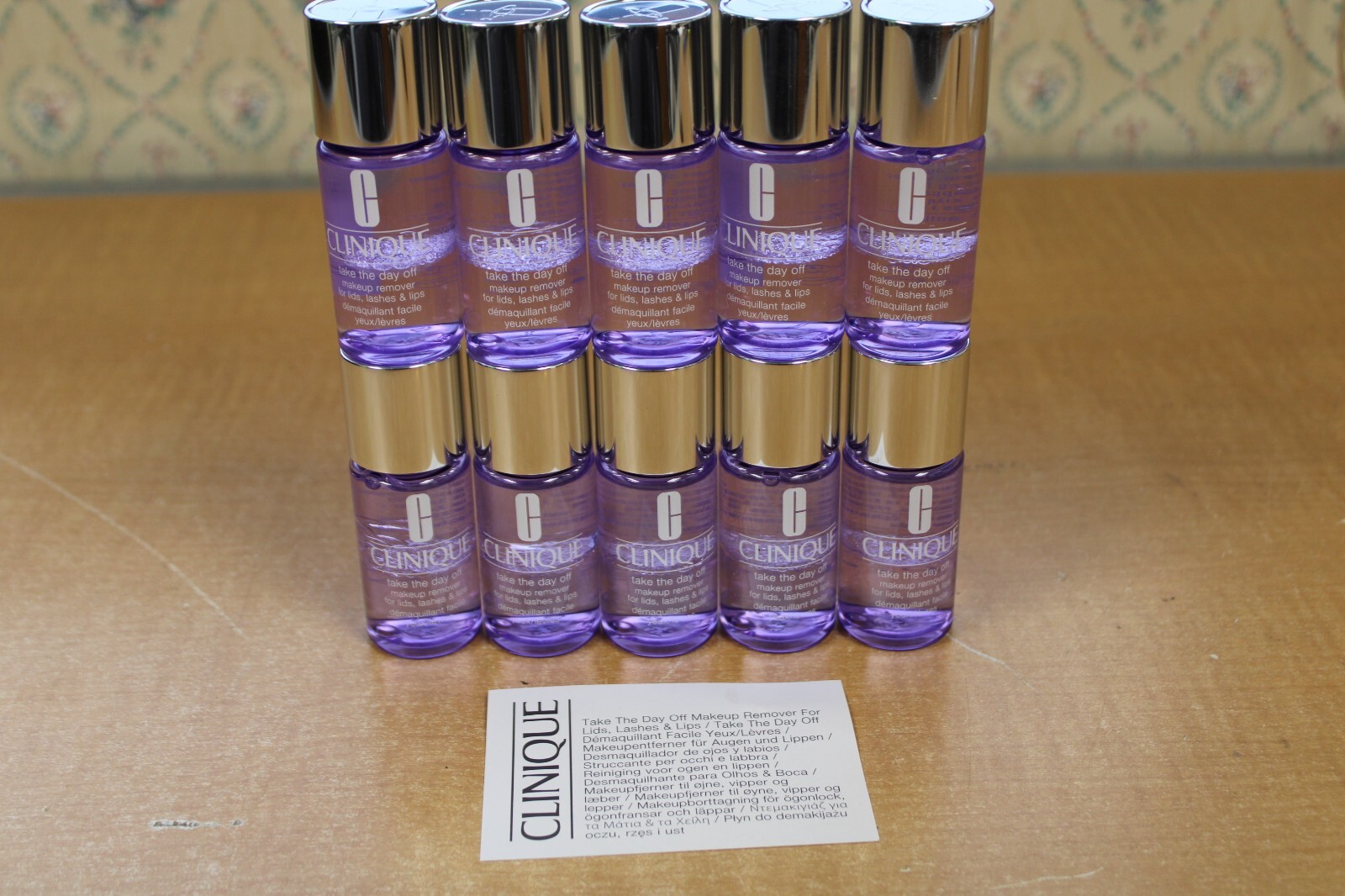 WOW! 10 CLINIQUE Take the Day Off Makeup Remover 1oz/30mL Ea Deluxe Travel Size